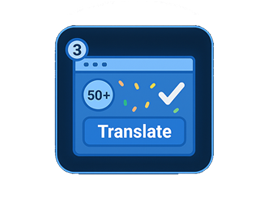 Step 3 — Translate and review